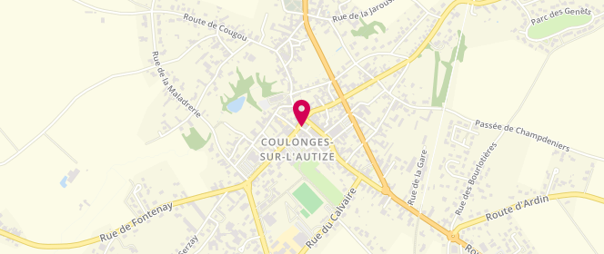 Plan de Boucherie Gélin, 17 Rue du Commerce, 79160 Coulonges-sur-l'Autize
