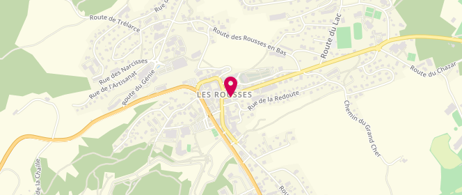 Plan de Maison LAURENT - BOUCHERIE - CHARCUTERIE - TRAITEUR LES ROUSSES, 44 Route du Noirmont, 39220 Les Rousses