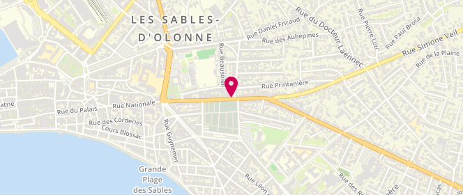 Plan de Potier, 52 Avenue Gabaret, 85100 Les Sables-d'Olonne