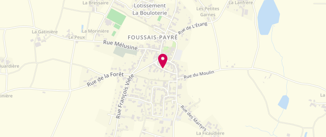 Plan de Alimentation Boucherie de Foussais, 18 Rue Pousse Penille, 85240 Foussais-Payré