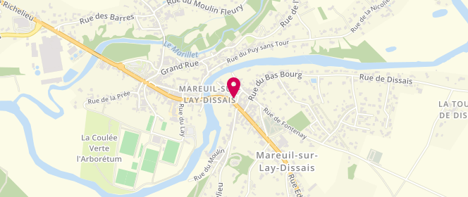 Plan de Sophie et Laurent, 13 Rue de la Boulaye, 85320 Mareuil-sur-Lay-Dissais