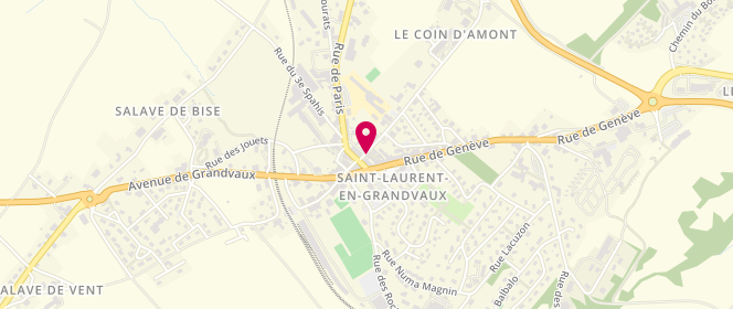 Plan de Boucherie Bulle, 4 Rue du Coin d'Amont, 39150 Saint-Laurent-en-Grandvaux