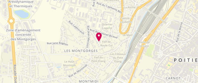 Plan de Gouts et Tradition - Charcuterie He, 21 Rue des Hauts Montgorges, 86000 Poitiers
