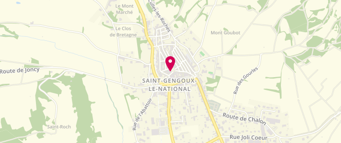 Plan de Boucherie Arnaud Lamblin, Pl. De l'Église, 71460 Saint-Gengoux-le-National