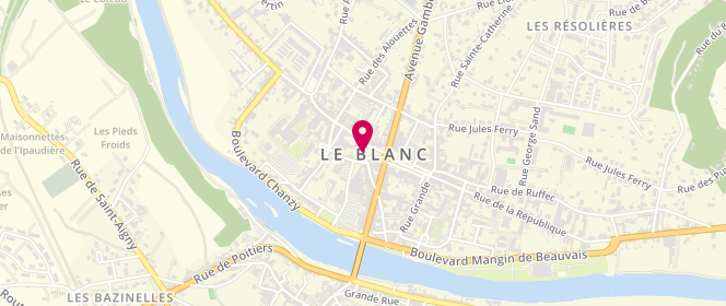 Plan de Denis, 19 Place André Gasnier, 36300 Le Blanc