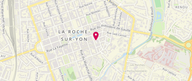 Plan de CAQUINEAU Serge, Les Halles
Place Marche, 85000 La Roche-sur-Yon