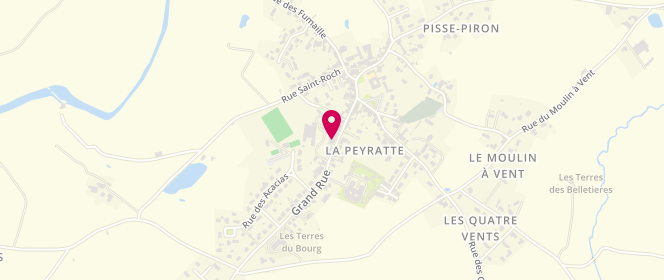 Plan de Proxi Services le Panier Peyrattais, 18 Grand Rue, 79200 La Peyratte