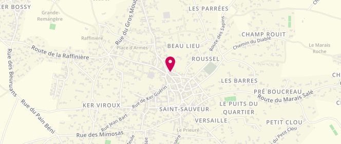 Plan de Boucherie SAINT-SAUVEUR, 25 Rue du Général Leclerc, 85350 L'Île-d'Yeu