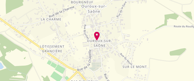 Plan de GRILLOT Laurent, 23 place de l'Église, 71370 Ouroux-sur-Saône