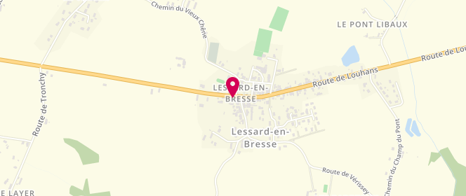 Plan de Boucherie Charcuterie Bouillier, 5 Route de Chalon, 71440 Lessard-en-Bresse