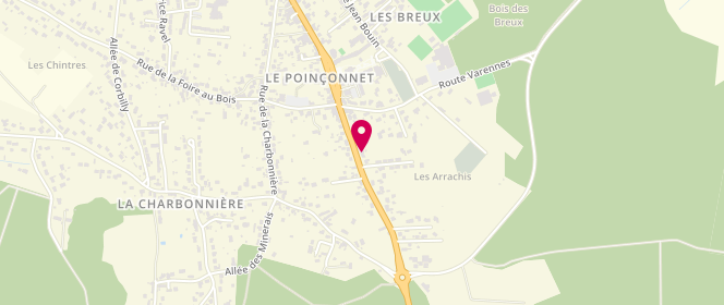 Plan de La Robinerie, 28 Bis avenue de la Forêt, 36330 Le Poinçonnet