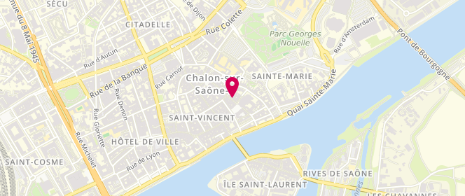 Plan de Volaillerie Saint Vincent, 10 Rue Robert Fèvre, 71100 Chalon-sur-Saône