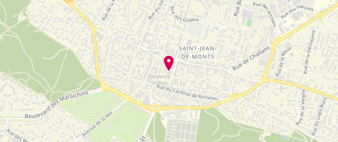 Plan de Royer Crécy, 10 Place Jean Yole, 85160 Saint-Jean-de-Monts