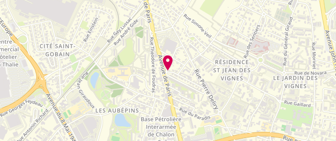 Plan de Harrous Aïssa, 23 Rue Jean Bouveri, 71100 Chalon-sur-Saône
