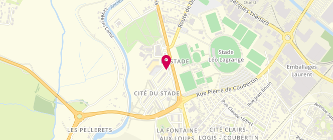 Plan de Boucherie du Stade, Rue Alfred de Musset, 71100 Chalon-sur-Saône