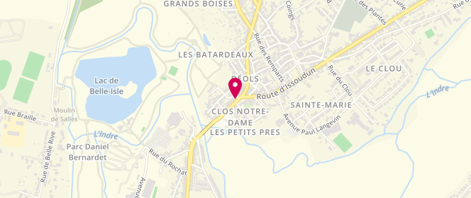 Plan de Germond, 41 Avenue General de Gaulle, 36130 Déols