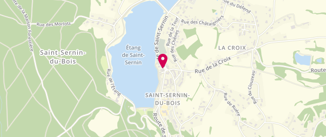 Plan de JACQUESON Jérôme, 2035 Route de Saint-Sernin, 71200 Saint-Sernin-du-Bois