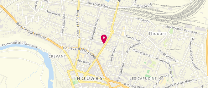 Plan de Boucherie Baudry Freres, 55 avenue Victor Leclerc, 79100 Thouars