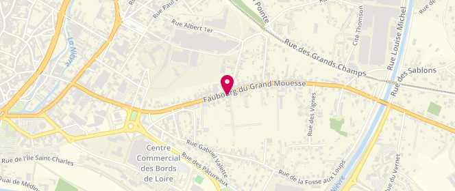 Plan de Boucherie Charcuterie Bedu, 107 Faubourg du Grand Mouësse, 58000 Nevers