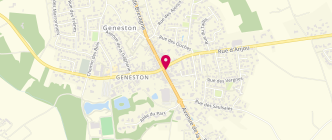 Plan de Boucherie la Genestonnaise, 30 place Georges Gaudet, 44140 Geneston