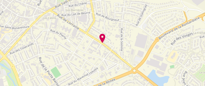 Plan de La Boutique Gourmande, 113 Rue de Lorraine, 49300 Cholet