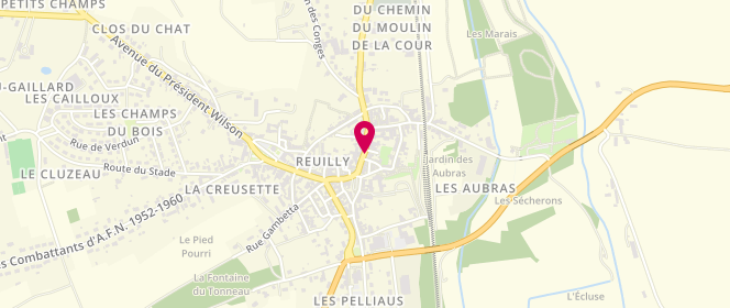 Plan de Lavezard, 24 Rue de la République, 36260 Reuilly