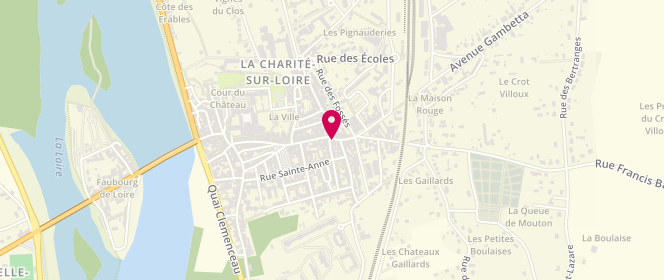 Plan de Boucherie St Pierre, 4 Place Saint Pierre, 58400 La Charité-sur-Loire