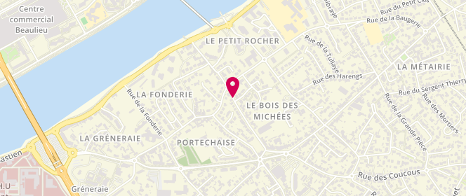 Plan de DAZELLE Franck, 45 Rue Ouche Colin, 44230 Saint-Sébastien-sur-Loire