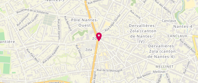 Plan de Boucherie Turpault, 6 place Emile Zola, 44100 Nantes