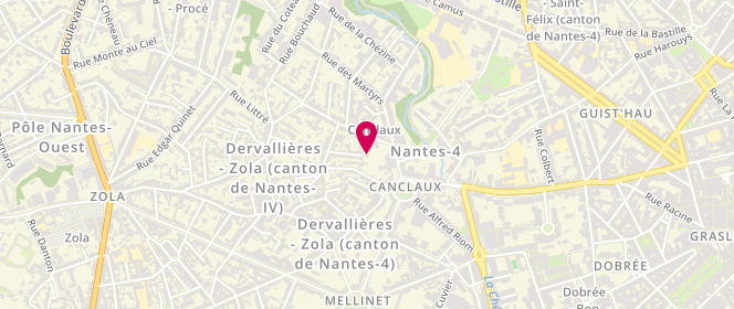 Plan de A la Vertavienne, 20 avenue Mabileau, 44100 Nantes