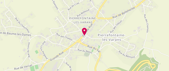 Plan de Boucherie Normand, 6 Grande Rue, 25510 Pierrefontaine-les-Varans