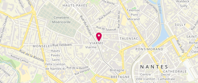Plan de Le Petit Breil - Henaff And Co, 13 Place Viarme, 44000 Nantes