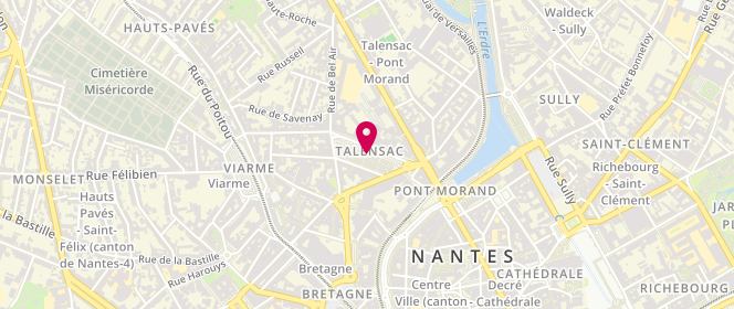 Plan de La Petite Boucherie de Talensac, Rue Talensac, 44000 Nantes