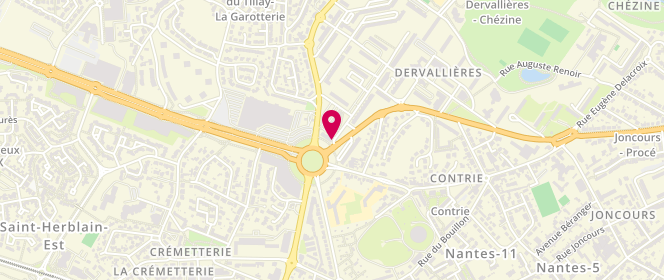 Plan de Achref, 1 Rue Jean Honoré Fragonard, 44100 Nantes