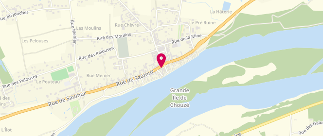 Plan de Boucherie Chouze Sur Loire, 1 Rue de Saumur, 37140 Chouzé-sur-Loire