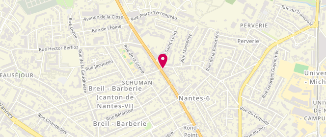 Plan de L'Effet Boeuf, 94 Boulevard Robert Schuman, 44300 Nantes