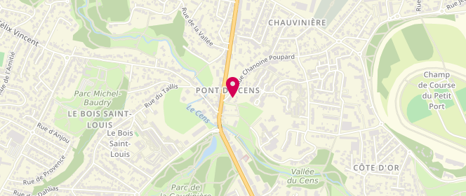 Plan de Boucherie du Cens, 4 Rue Chanoine Poupard, 44300 Nantes