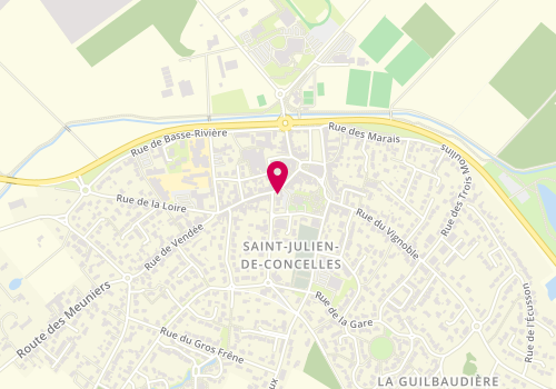Plan de Vezin et Fils, 13 Rue de Bretagne, 44450 Saint-Julien-de-Concelles