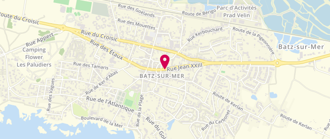 Plan de Boucherie Craussier, 9 Rue Jean Xxiii, 44740 Batz-sur-Mer