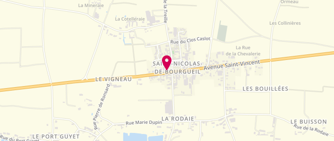 Plan de Entre 2 Freres, 17 avenue Saint-Vincent, 37140 Saint-Nicolas-de-Bourgueil