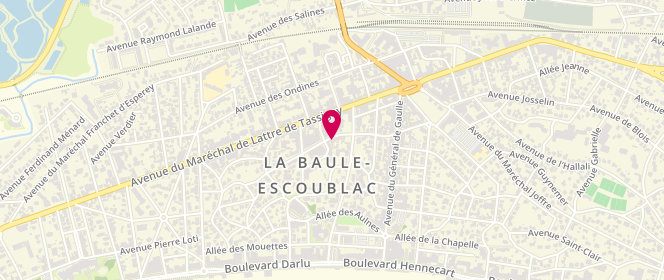 Plan de Boucherie Bio de la Presqu'île, 30 avenue des Ibis, 44500 La Baule-Escoublac