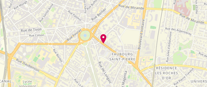 Plan de La Fine Fourchette Fontao, 27 Rue d'Auxonne, 21000 Dijon