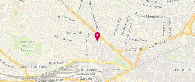Plan de Boucherie Didier Chenu, 14 Rue Guillaume Tell, 21000 Dijon