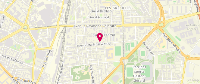 Plan de Boucherie Merle, 47 Avenue du Marechal Lyautey, 21000 Dijon