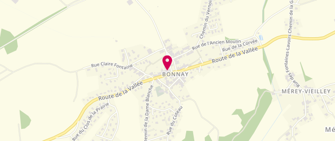 Plan de Boucherie Gautherot, 37 Route de la Vallée, 25870 Bonnay