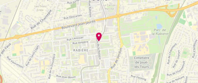 Plan de Boucherie Orientale Assalam, 53 Rue de la Rotière, 37300 Joué-lès-Tours