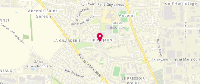 Plan de Boucherie Regis Lebosse, Centre Commercial du Bois Jauni
37 Rue Pierre de Coubertin, 44150 Ancenis-Saint-Géréon