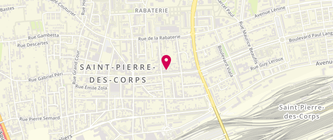 Plan de Boucherie El Nacim, 76 Av. De la République, 37700 Saint-Pierre-des-Corps