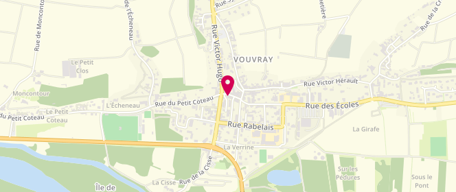 Plan de Boucherie Bio de Vouvray, 16 Rue de la République, 37210 Vouvray