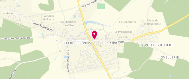 Plan de M.D, 4 Rue des Pins, 37340 Cléré-les-Pins